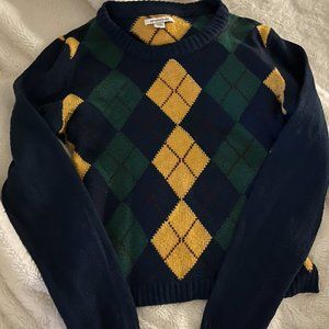 American Eagle Argyle Sweater